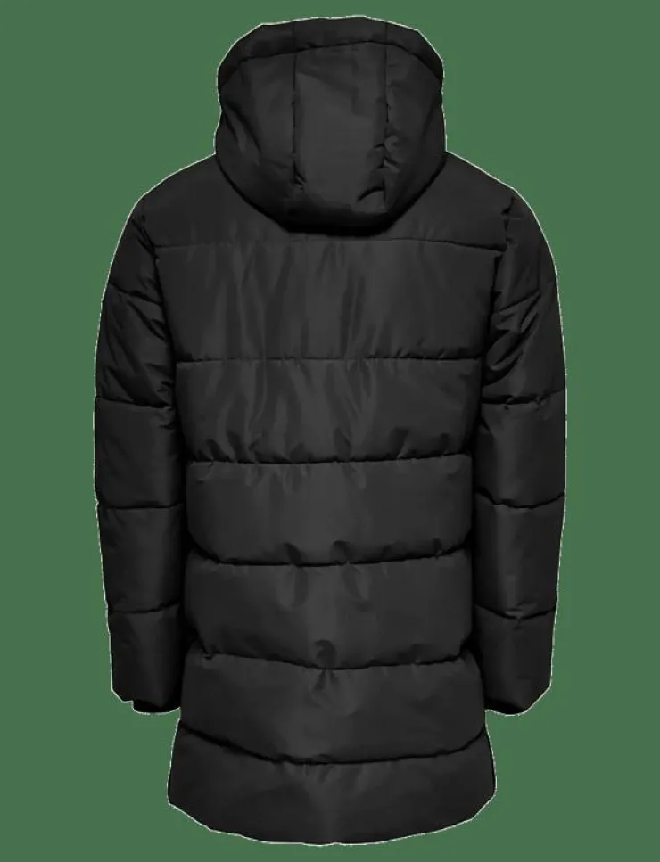 ONLY & SONS OSJCARL LIFE LONG QUILTED COAT OTW - Dunjackor & fodrade jackor|Barn Jackor