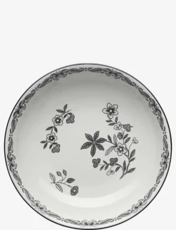 Rörstrand Tallrikar|Ostindia Svart tallrik djup 22 cm - Djupa tallrikar