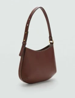 Kvinnor Mango Handväskor|Oval shoulder bag - Handväskor