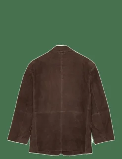 REMAIN Birger Christensen OVERSIZED SUEDE BLAZER - Skinnjackor|Kvinnor Kavajer