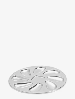 Jean Dubost OYSTER PLATE STAINLESS STEEL - Serveringsfat & Uppläggningsfat| Serveringsfat