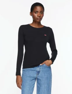 Kvinnor Levi's® T-Shirts & Toppar|2PACK ESSENTIAL LS TEE 2 PACK - Långärmade toppar