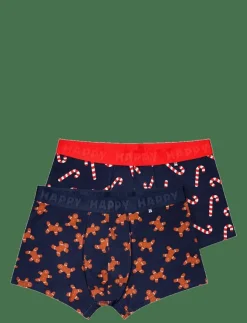 Happy Socks 2-Pack Gingerbread Short Boxers Gift Set - Boxershorts| Kalsonger