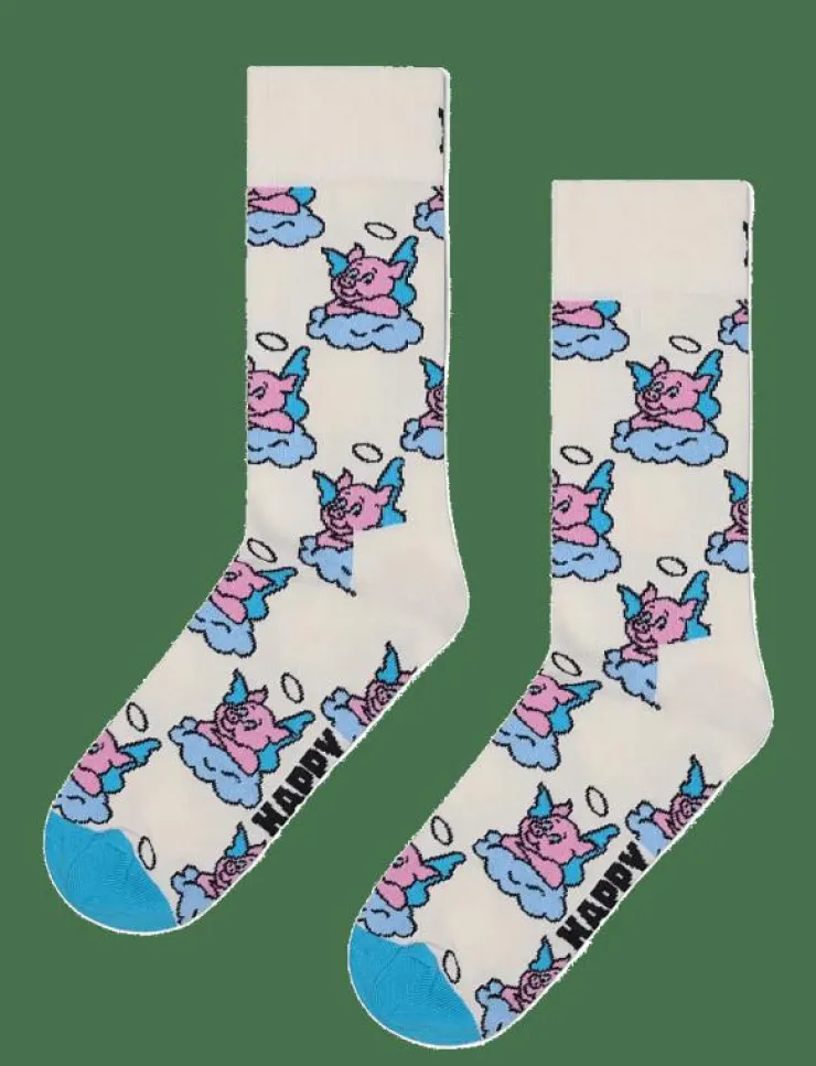 Kvinnor Happy Socks Strumpor|Strumpor|2-Pack Good Bad Pig Socks Gift Set - Sockor
