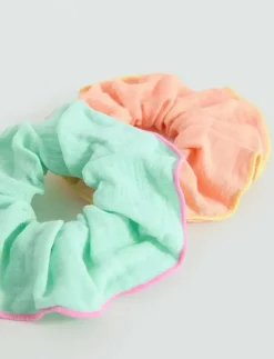 Mango Pack of 2 hair scrunchies - Hårsnoddar|Barn Håraccessoarer