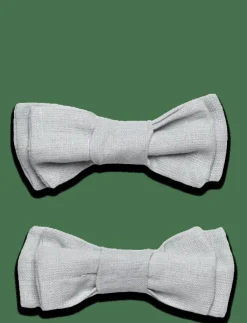 Barn Mango Håraccessoarer|Pack of 2 linen loop pins - Hårklämmor