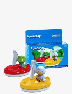 Aquaplay 2-Pack Segelbåtar med Figurer - Badleksaker|Barn Bad- & Vattenleksaker