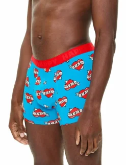 Happy Socks 2-Pack Super Dad Short Boxers Gift Set - Boxershorts| Kalsonger