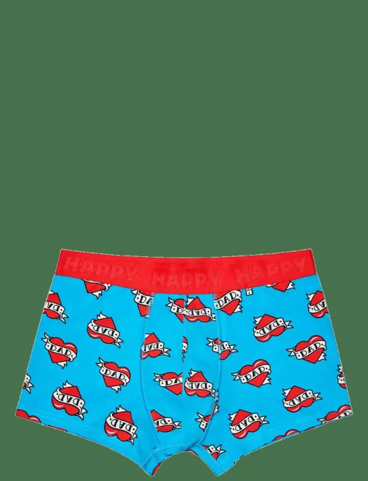 Happy Socks 2-Pack Super Dad Short Boxers Gift Set - Boxershorts| Kalsonger