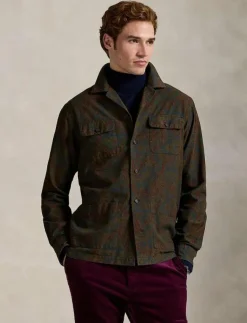 Polo Ralph Lauren Paisley-Print Oxford Overshirt - Mönstrade skjortor| Overshirts|Skjortor