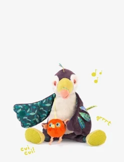 Moulin Roty Pakou musical toucan Dans la jungle - Interaktiva leksaker|Barn Babyleksaker|Babyleksaker