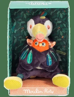 Moulin Roty Pakou musical toucan Dans la jungle - Interaktiva leksaker|Barn Babyleksaker|Babyleksaker