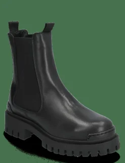 Kvinnor Pavement Varmfodrade Stövlar|Boots|PAMalou wool - Platta ankelboots
