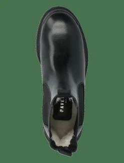 Kvinnor Pavement Varmfodrade Stövlar|Boots|PAMalou wool - Platta ankelboots