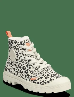 Palladium PAMPA HI ZIP WL LEO - Platta ankelboots|Kvinnor Varmfodrade Stövlar