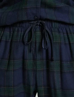 Hunkemöller PANT FLANNEL STRAIGHT CHECK - Nederdelar|Kvinnor Pyjamas & Loungewear