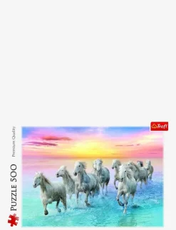 Trefl PAPPUSSEL 500 BITAR GALLOPING WHITE HORSES - Klassiska pussel|Barn Pussel & Spel
