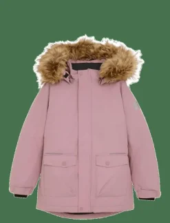 Color Kids Parka W. Fake Fur - Vinterjacka|Barn Vinterkläder