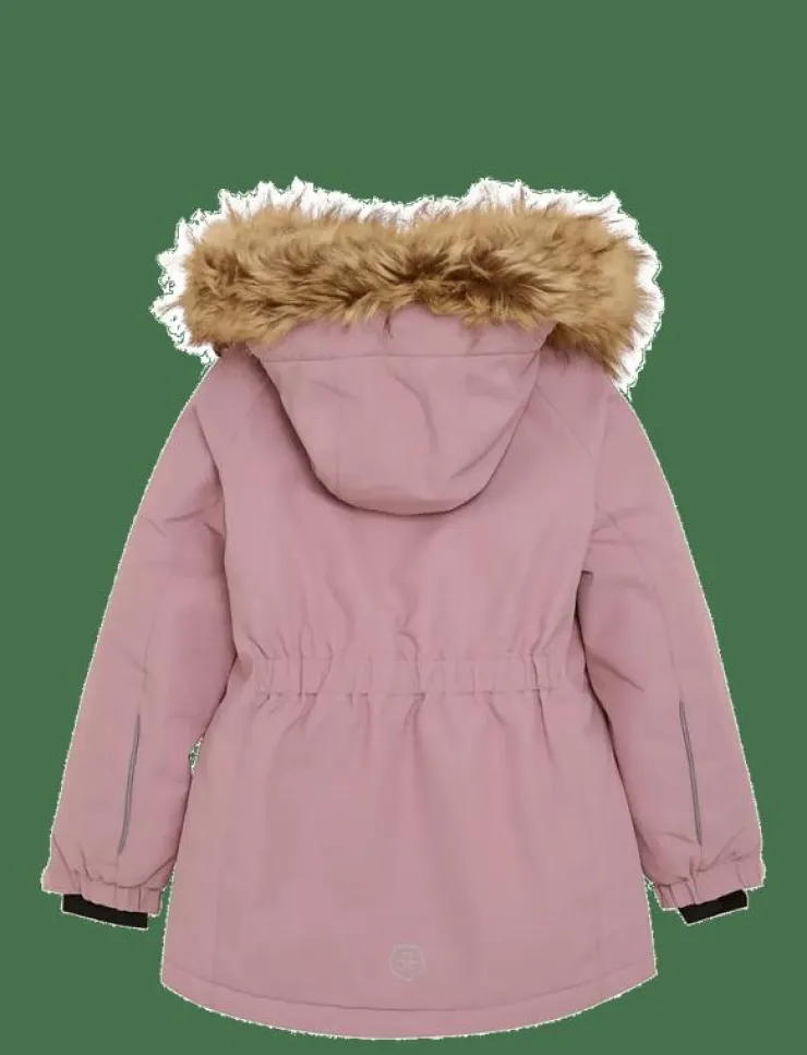 Color Kids Parka W. Fake Fur - Vinterjacka|Barn Vinterkläder