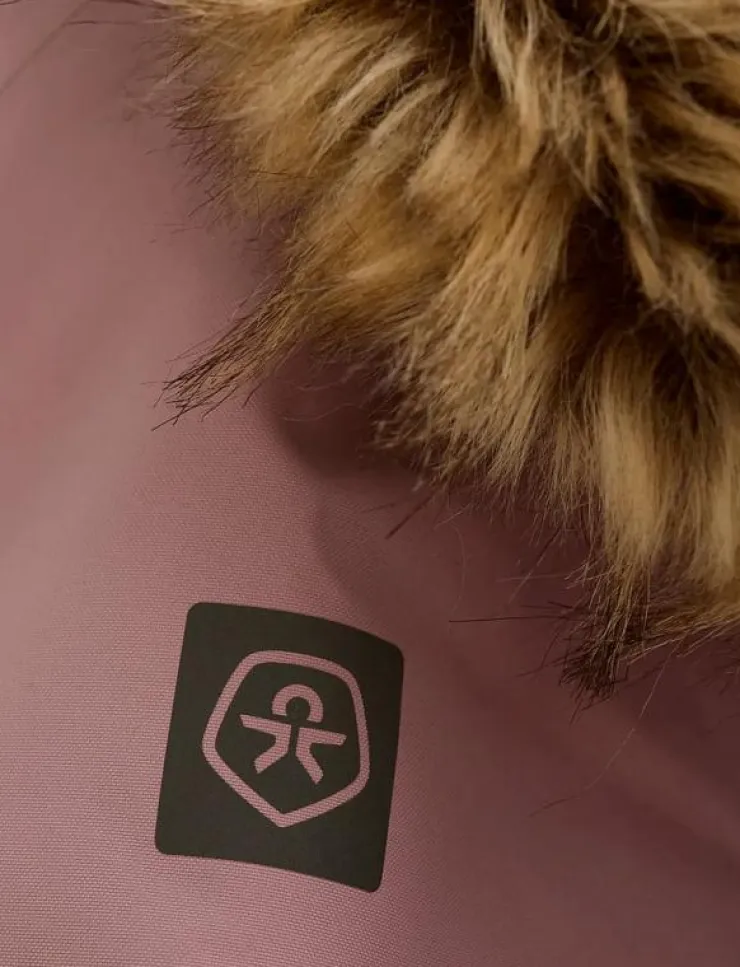 Color Kids Parka W. Fake Fur - Vinterjacka|Barn Vinterkläder
