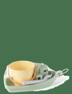 Barn Dantoy Uteleksaker|PASTEL RECYCLED BOAT & SANDSET 4 PCS - Sandleksak
