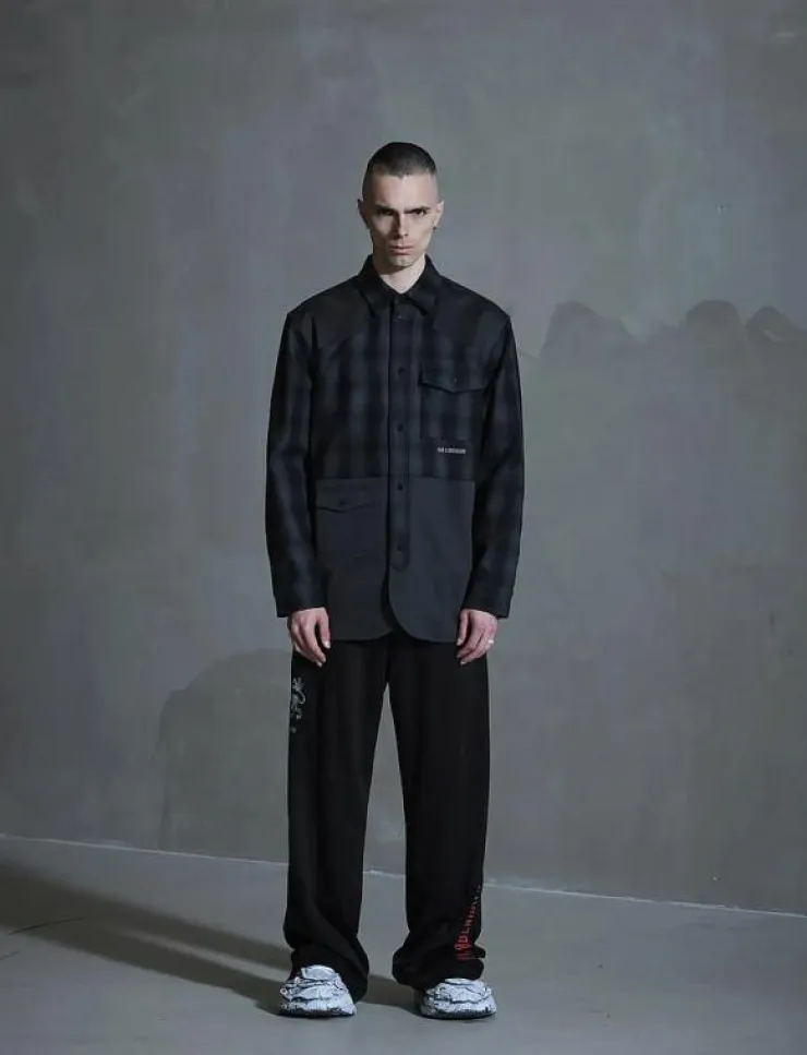 HAN Kjøbenhavn Patch Army Shirt - Flanellskjortor| Overshirts