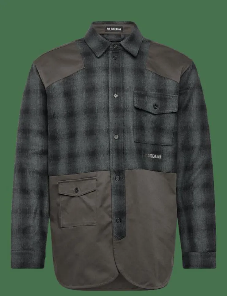 HAN Kjøbenhavn Patch Army Shirt - Flanellskjortor| Overshirts