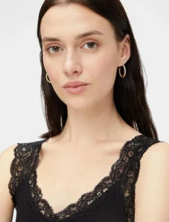 Pieces PCBARBERA LACE TOP JRS NOOS BC - Linnen|Kvinnor Kläder