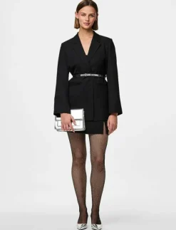 Kvinnor Pieces Strumpbyxor|PCCLAIRE FISHNET GLITTER TIGHTS D2D - Strumpbyxor