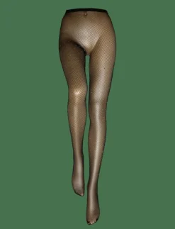 Kvinnor Pieces Strumpbyxor|PCCLAIRE FISHNET GLITTER TIGHTS D2D - Strumpbyxor