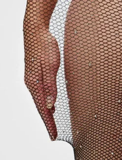Kvinnor Pieces Strumpbyxor|PCCLAIRE FISHNET GLITTER TIGHTS D2D - Strumpbyxor