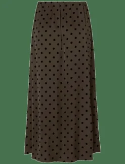 Pieces PCJYTTA HW ANKLE SATIN SKIRT WVN D2D - Midi kjolar|Kvinnor Kjolar