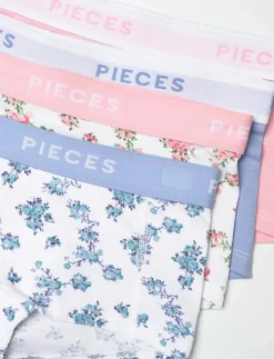 Pieces PCLOGO LADY 4 PACK BC - Trosor|Kvinnor Underkläder