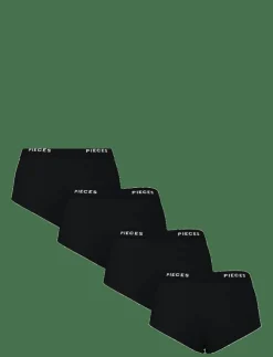 Kvinnor Pieces Underkläder|PCLOGO LADY 4 PACK SOLID NOOS BC - Trosor