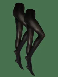 Kvinnor Pieces Strumpbyxor|PCNEW NIKOLINE 90 DEN TIGHTS 2 PACK NOOS - Strumpbyxor