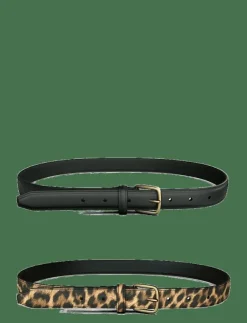 Kvinnor Pieces Bälten|PCOLINE 2-PACK JEANS BELT NOOS - Skärp