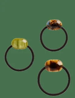 Kvinnor Pieces Håraccessoarer|PCOMEGA HAIR ELASTIC 3-PACK D2D - Hårsnoddar