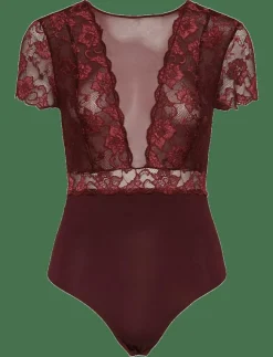 Kvinnor Pieces Bodies & Underklänningar|PCSICCA SS BODYSTOCKING NOOS - Bodies & slips