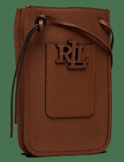 Kvinnor Lauren Ralph Lauren Crossbody Bags|Pebbled Cameryn Crossbody Tech Case - Crossbody Bags