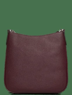 Kvinnor Lauren Ralph Lauren Crossbody Bags|Pebbled Leather Large Cameryn Crossbody - Crossbody Bags
