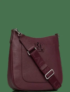 Kvinnor Lauren Ralph Lauren Crossbody Bags|Pebbled Leather Large Cameryn Crossbody - Crossbody Bags