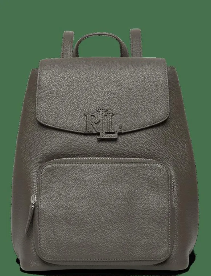 Kvinnor Lauren Ralph Lauren Ryggsäckar|Pebbled Leather Medium Cameryn Backpack - Ryggsäckar