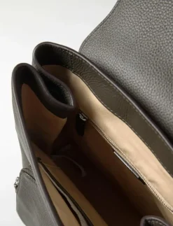 Kvinnor Lauren Ralph Lauren Ryggsäckar|Pebbled Leather Medium Cameryn Backpack - Ryggsäckar