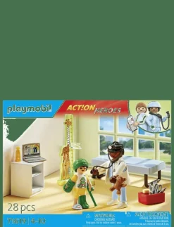 PLAYMOBIL Pediatrician with teddy bear - Toys|Barn Playmobil Leksaker