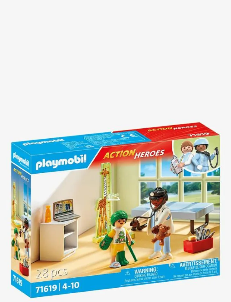 PLAYMOBIL Pediatrician with teddy bear - Toys|Barn Playmobil Leksaker
