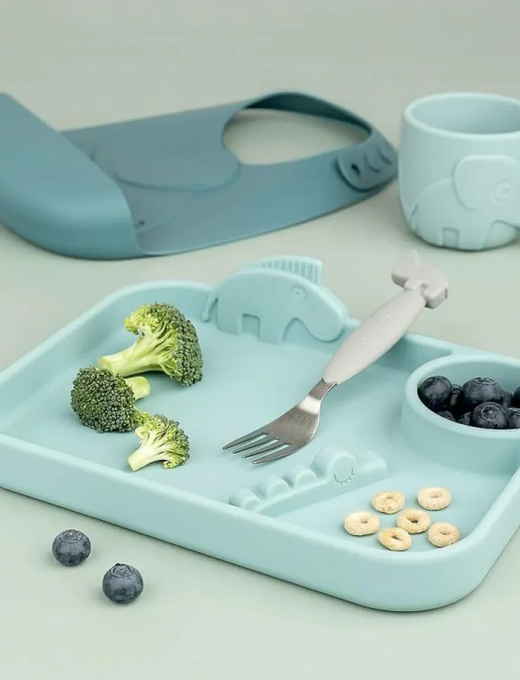 Barn Done by Deer Mata|Peekaboo compartment plate Deer friends - Serveringsset