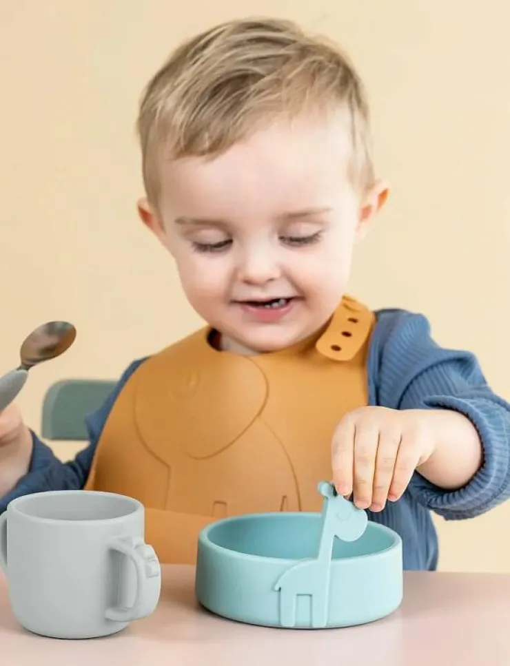 Barn Done by Deer Mata|Peekaboo 2-handle cup Croco - Serveringsset
