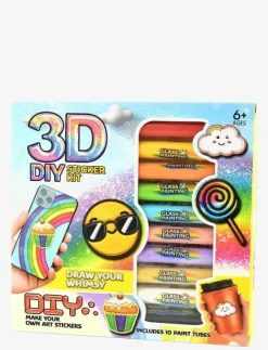 Robetoy PEN SET 3D STICKER DIY 10pcs - Pysselset|Barn Rita & Pyssla