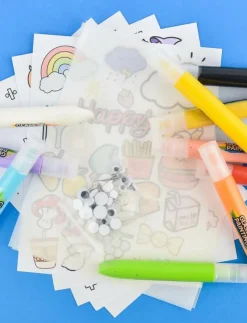 Robetoy PEN SET 3D STICKER DIY 10pcs - Pysselset|Barn Rita & Pyssla
