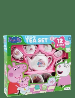 Barbo Toys Peppa Pig - 12 pcs porcelain tea set - Leksakskök & Tillbehör|Barn Leksakskök & Tillbehör